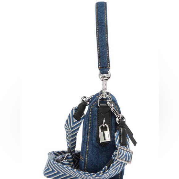 NWT Marc Jacobs Denim Drifter Convertible Shoulder Bag - Picture 5 of 8